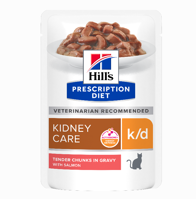 Hills Prescription Diet Fel K/d Salmon Pouch